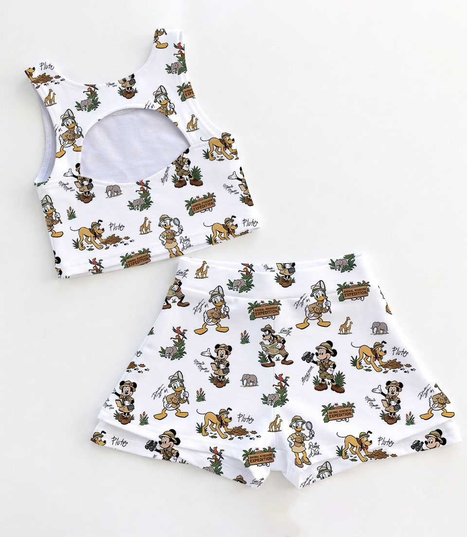 Thumbnail: Animal Kingdom Safari Adventure Vacation Outfit, Dress Set