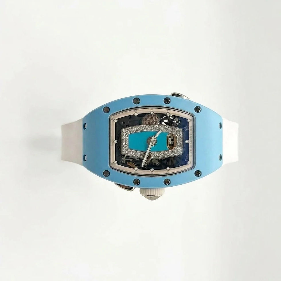 Thumbnail: Richard Mille RM Sky Blue Stone Framed Watch