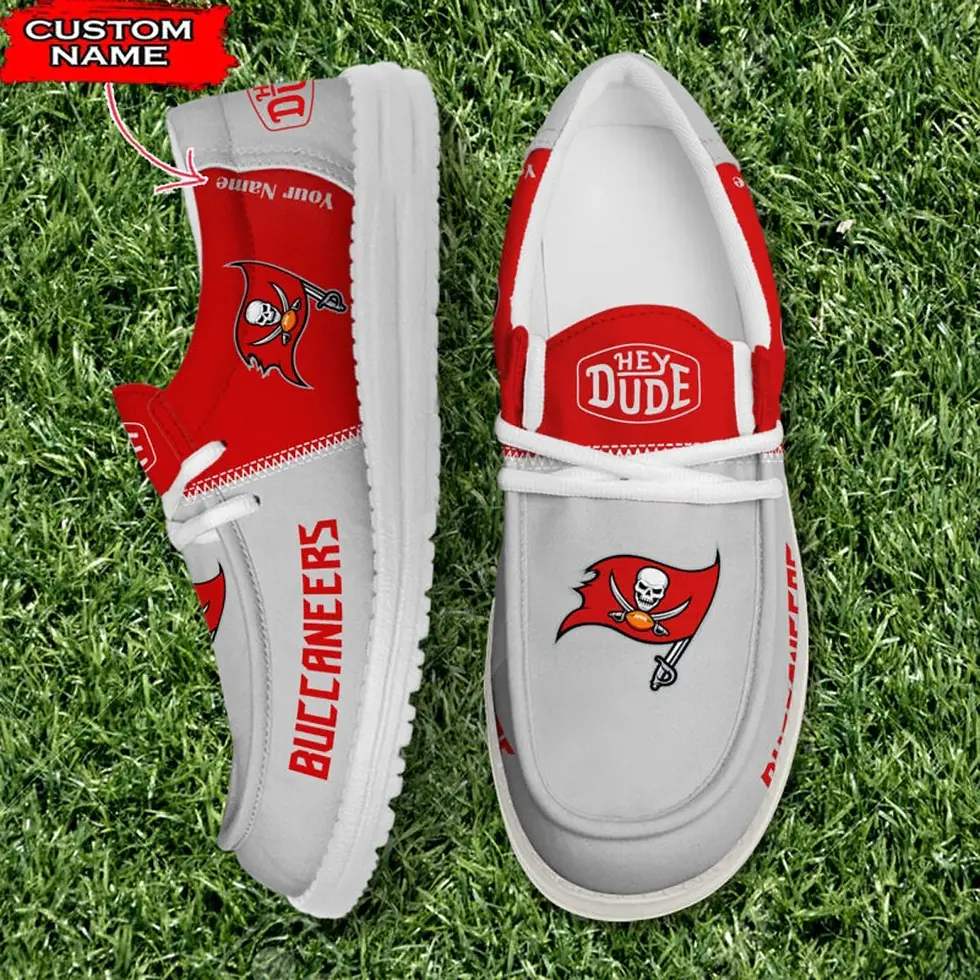 Thumbnail: Tampa Bay Buccaneers Loafer Shoes 2
