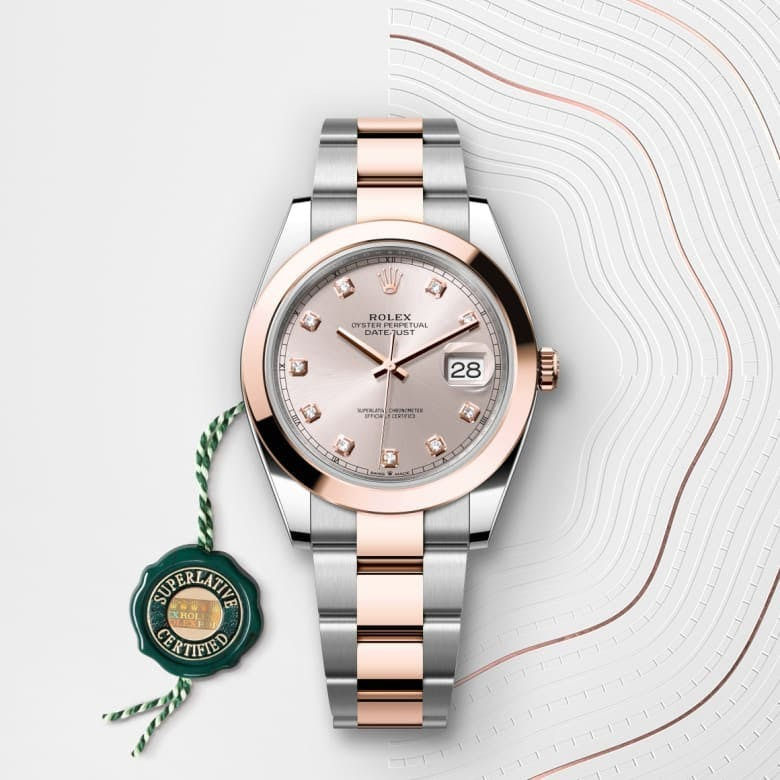 Thumbnail: Rolex Datejust 41 Oyster, 41 mm, Oystersteel and Everose gold Ref# 126301-0007