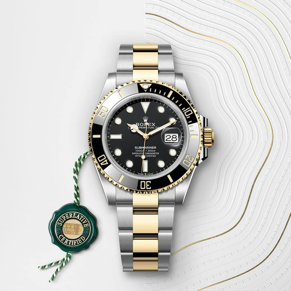 Thumbnail: Rolex Submariner Date 41 mm, Oystersteel & yellow gold Ref# 126613LN-0002
