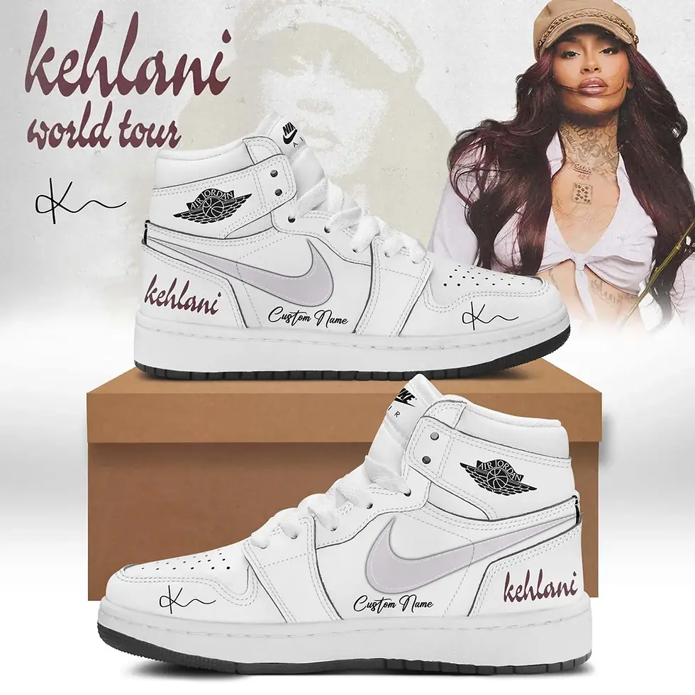 Thumbnail: Kehlani World Tour Limited Edition Signature Custom Air Jordan 1 High Sneakers