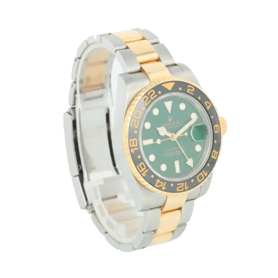 Thumbnail: Rolex GMT-Master II 116718LN Green Dial Watch