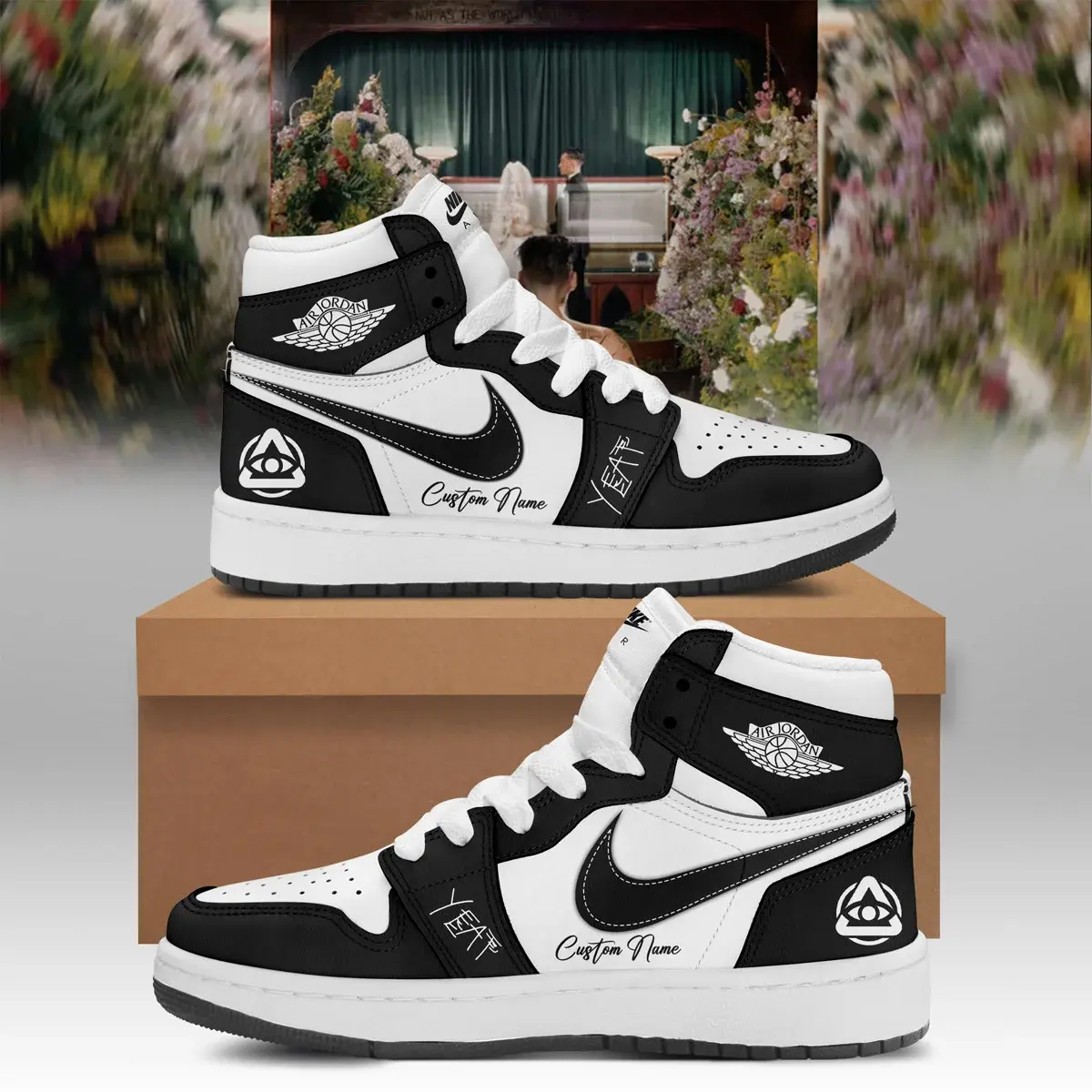 YEAT LOVELYFE Tour Signed Custom Air Force 1 - Air Jordan 1 Shoes Sneaker