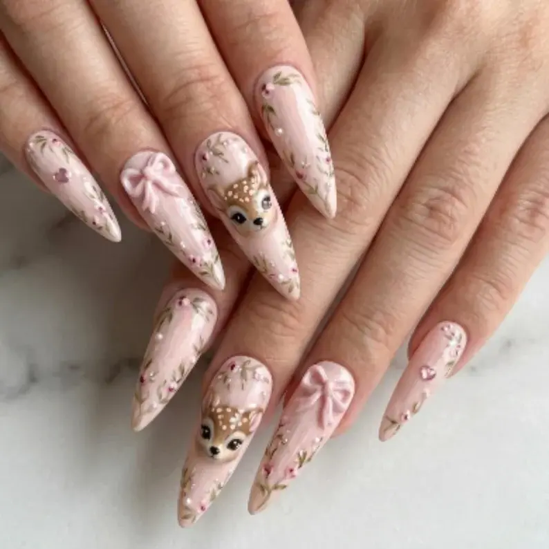 press on nails, custom press on nails, fake nails, Nails Art