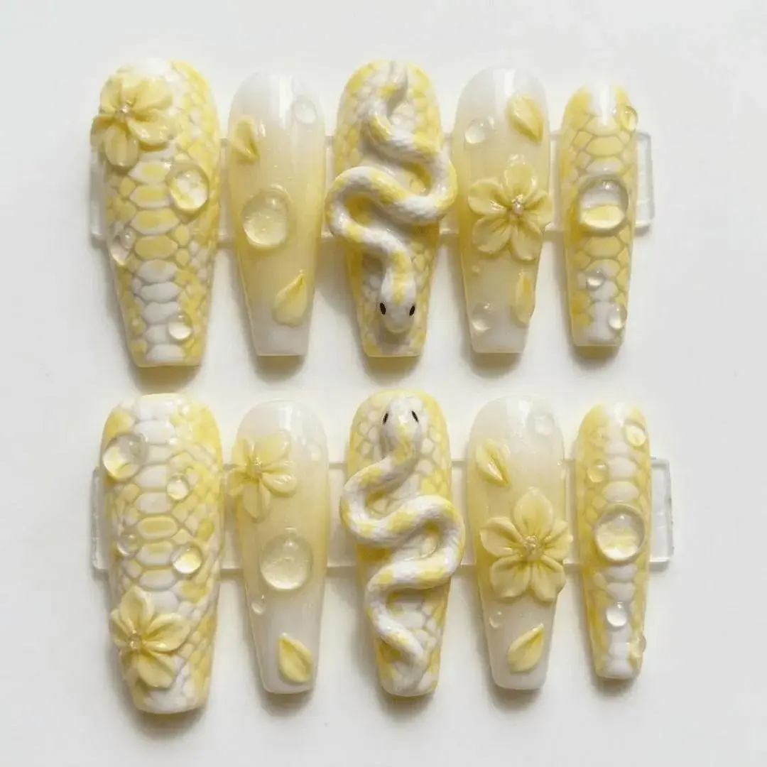 press on nails, custom press on nails, fake nails, Nails Art