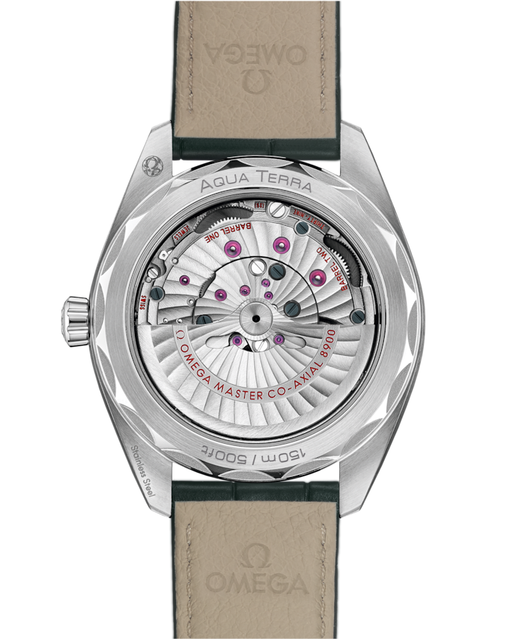 Thumbnail: Omega Seamaster Aqua Terra 150M, steel & leather strap Ref# 220.13.41.21.10.001