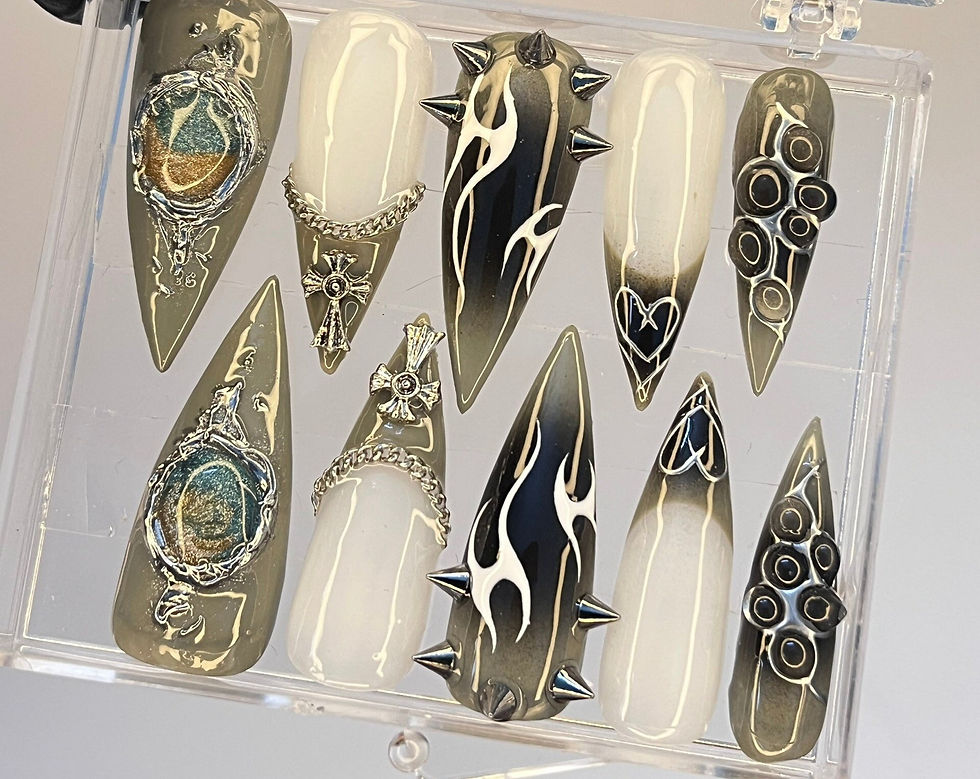 press on nails, custom nails, fake nails, Nails Art, custom nail