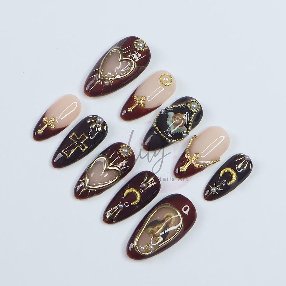 Thumbnail: press on nails, custom nails, fake nails, Nails Art, custom nail