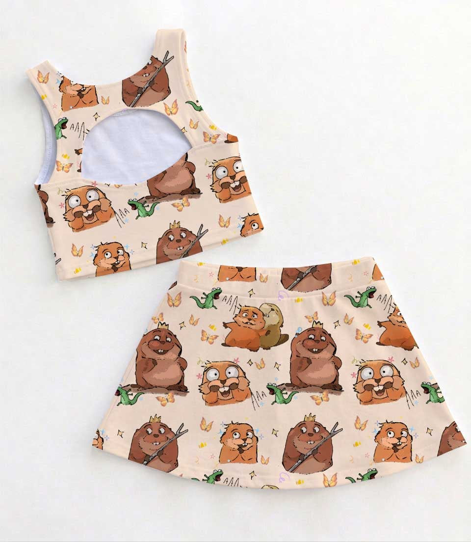 Thumbnail: Big Hero 6 Cute Theme Park Family Vacation Outfit, Mom and Me Dress Set