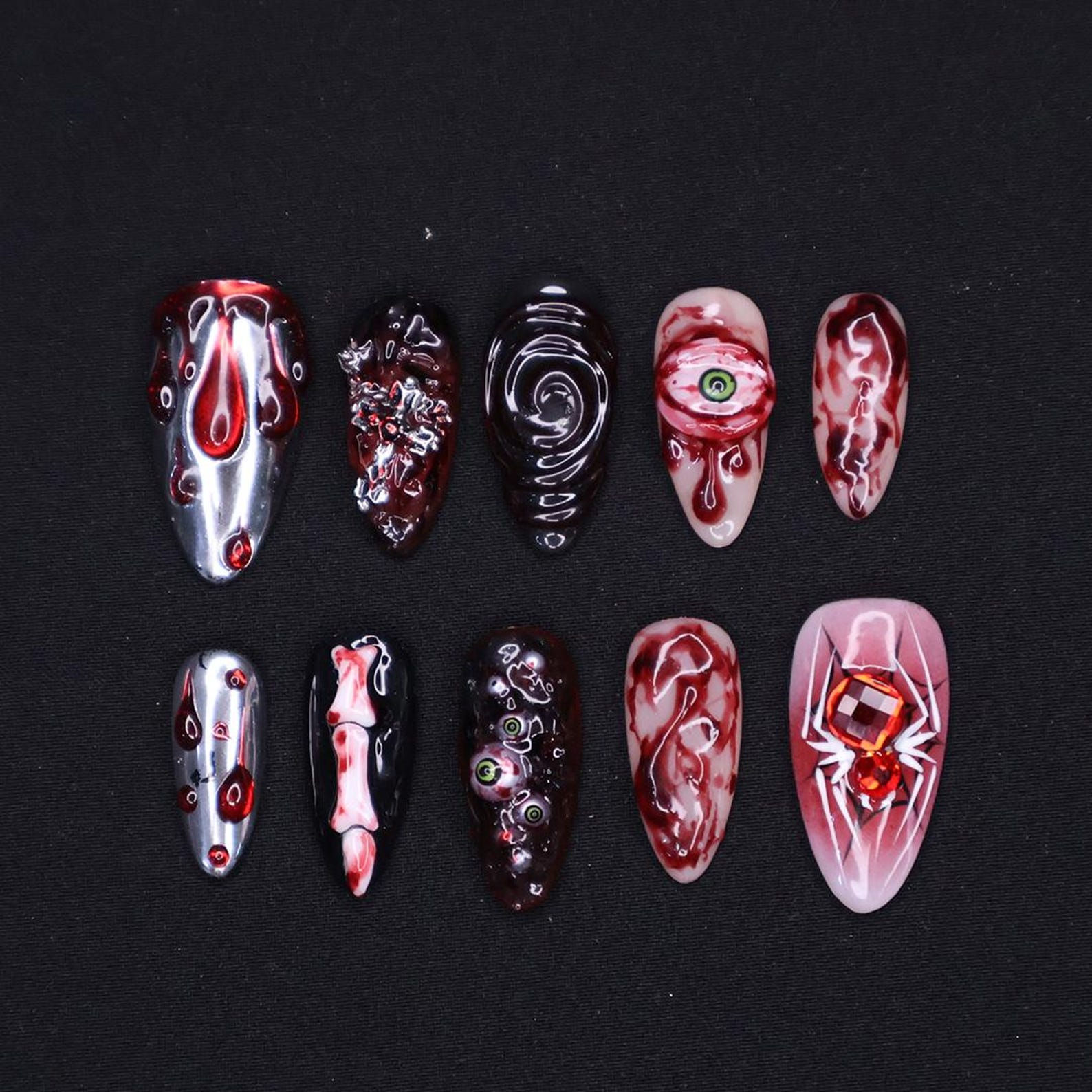 press on nails, custom nails, fake nails, Nails Art, custom nail, Gift for her
