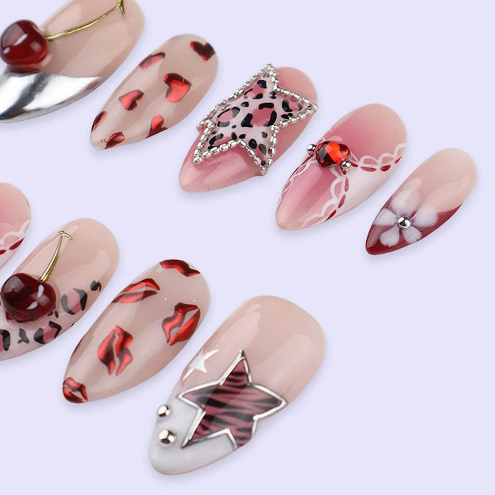 Thumbnail: press on nails, custom nails, fake nails, Nails Art, custom nail