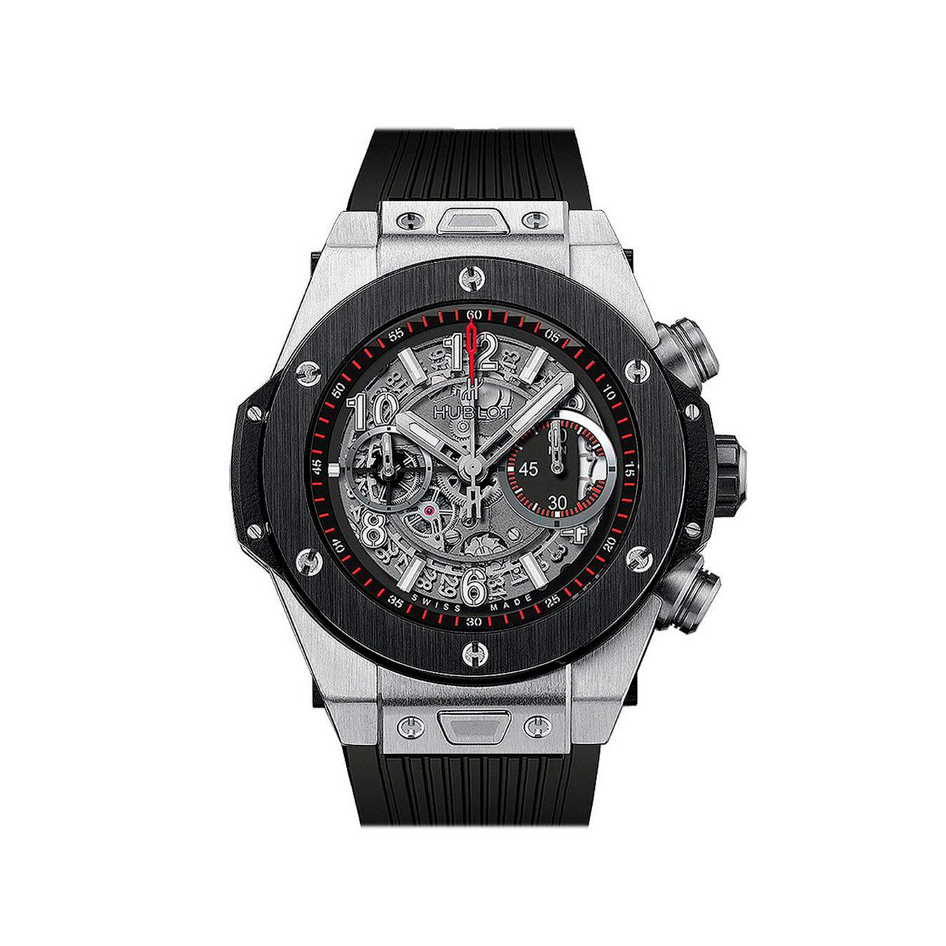 Hublot Big Bang, Unico Titanium Ceramic, 45mm Ref# 411.NM.1170.RX
