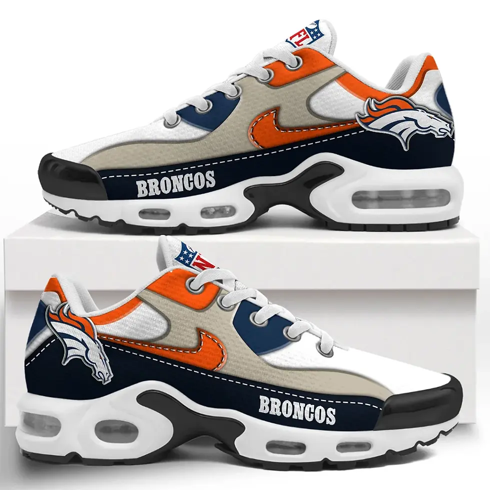 Thumbnail: Denver Broncos Premium NFL Color Block Air Max Shoes