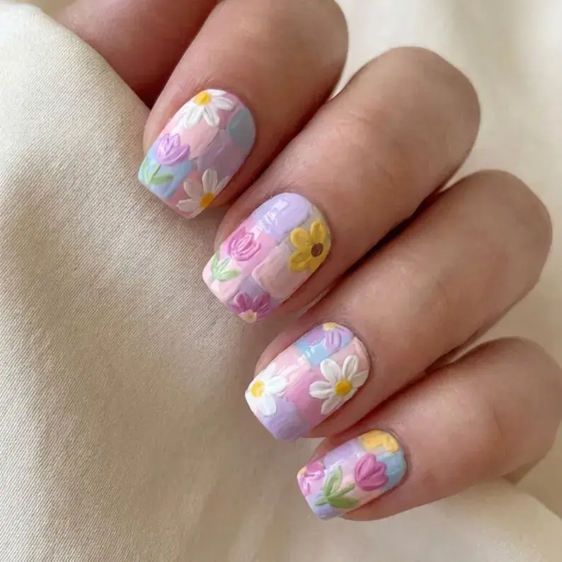 Thumbnail: press on nails, custom press on nails, fake nails, Nails Art