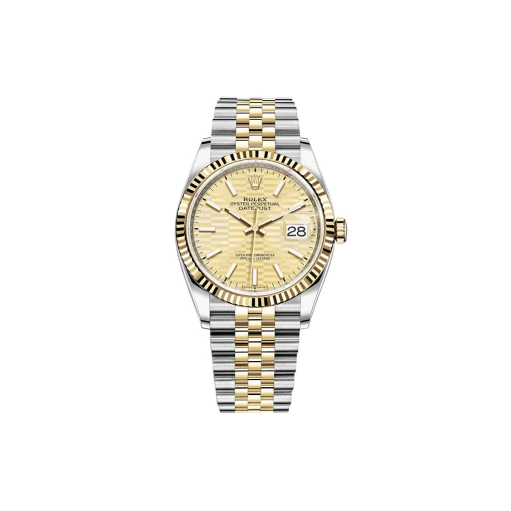 Rolex Datejust Fluted Motif Dial Men's Watch With Timeless Style