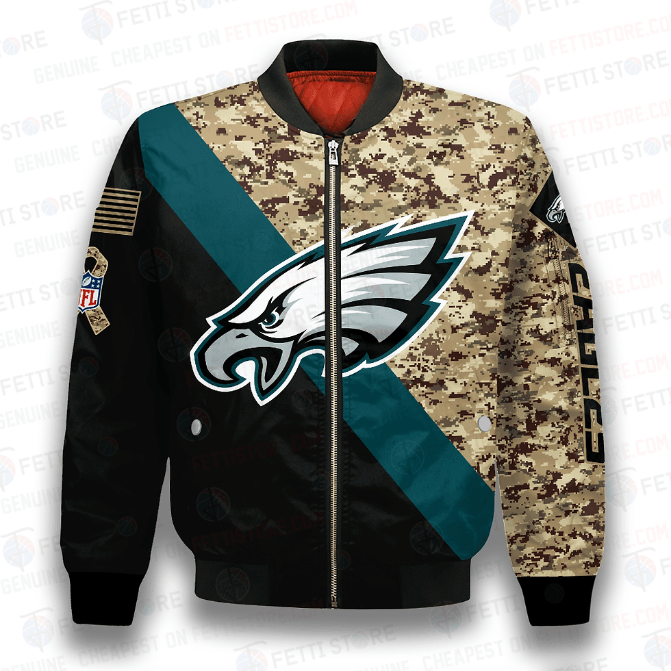 Thumbnail: Philadelphia Eagles National Football League AOP Bomber Jacket