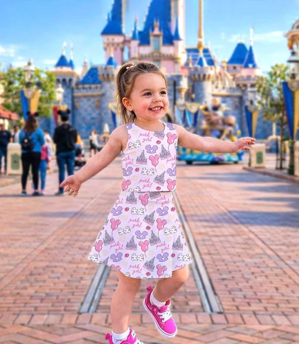 Thumbnail: Park Girl Magical Vacation Outfit, Dress Set