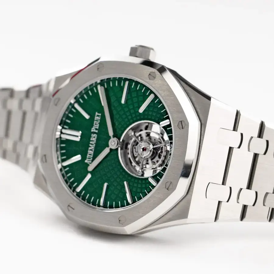 Thumbnail: Audemars Piguet Royal Oak Chronograph 26534TI.OO.1220TI.01 41 mm Green Dial