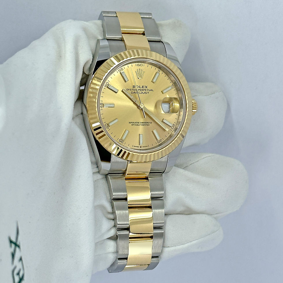 Thumbnail: Rolex Datejust 41 Oystersteel and yellow gold Ref# 126333-0009
