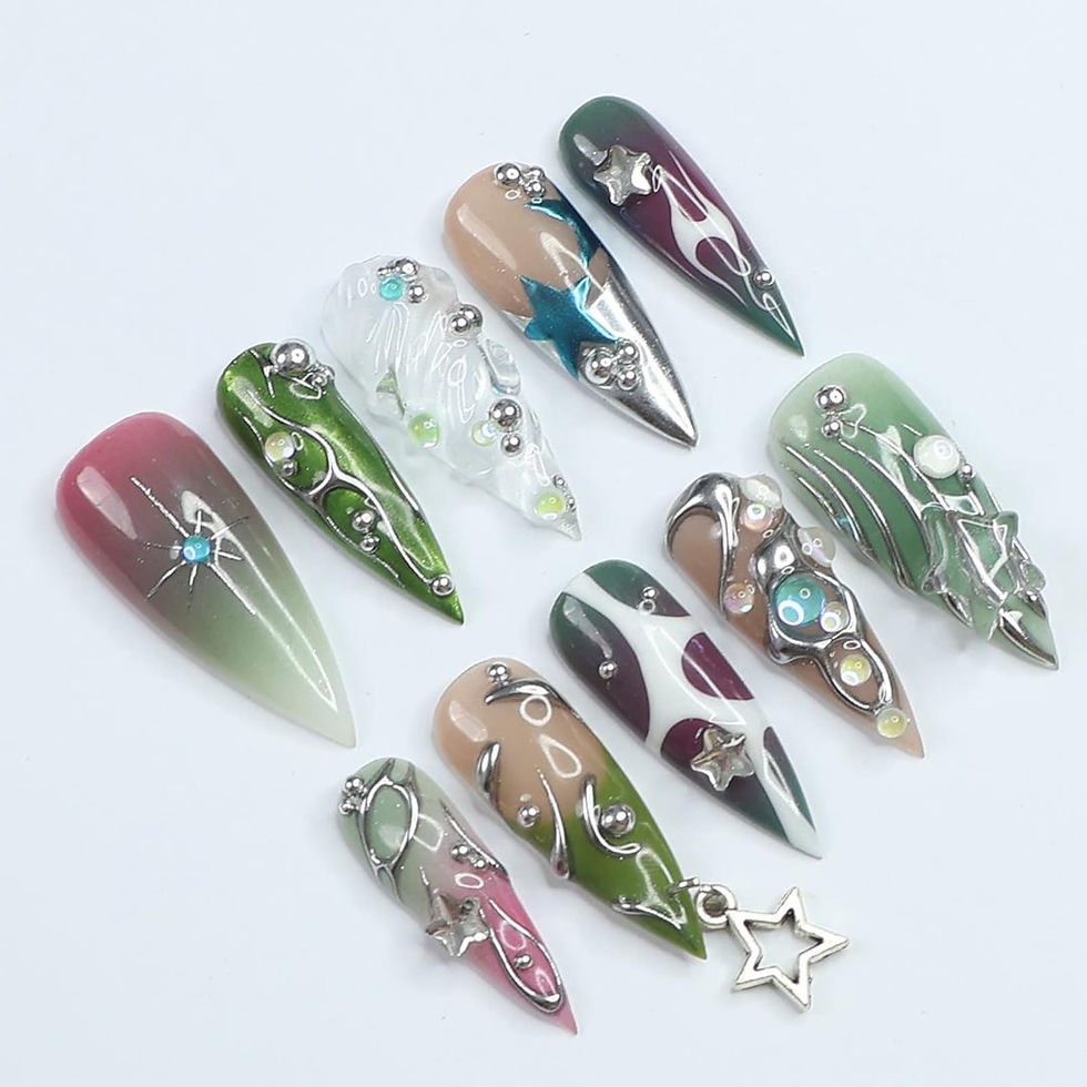 Thumbnail: press on nails, custom nails, fake nails, Nails Art