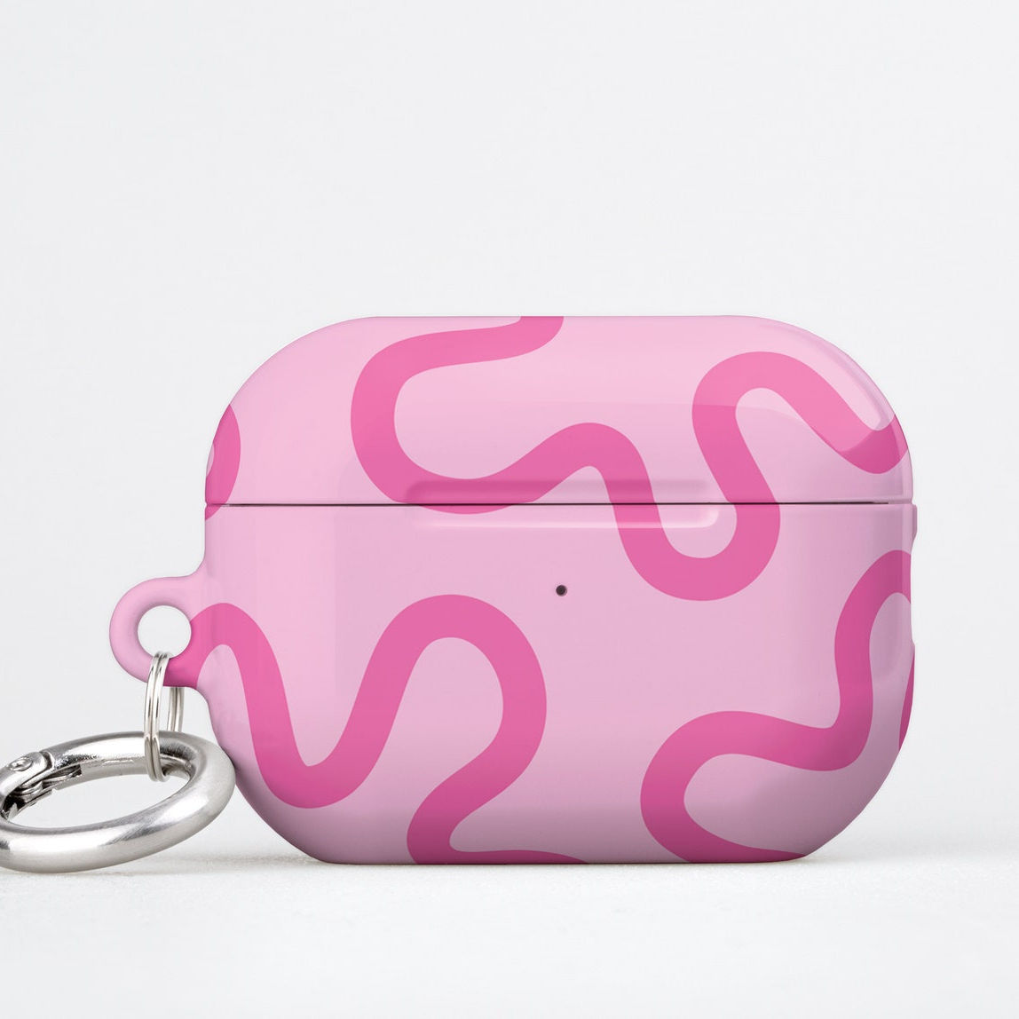Aesthetic Pink AirPod Case, Cute AirPod Pro Case Pink AirPods Pro 2 Case Curvy S