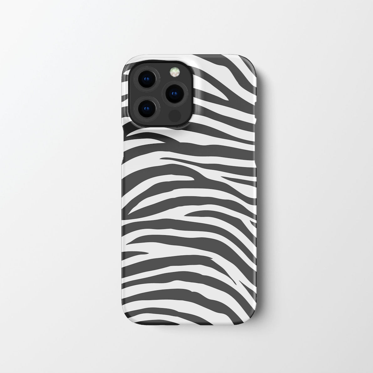 Zebra Pattern Phone Case Cover | Abstract Hard Shell Protective Snap Tough Case
