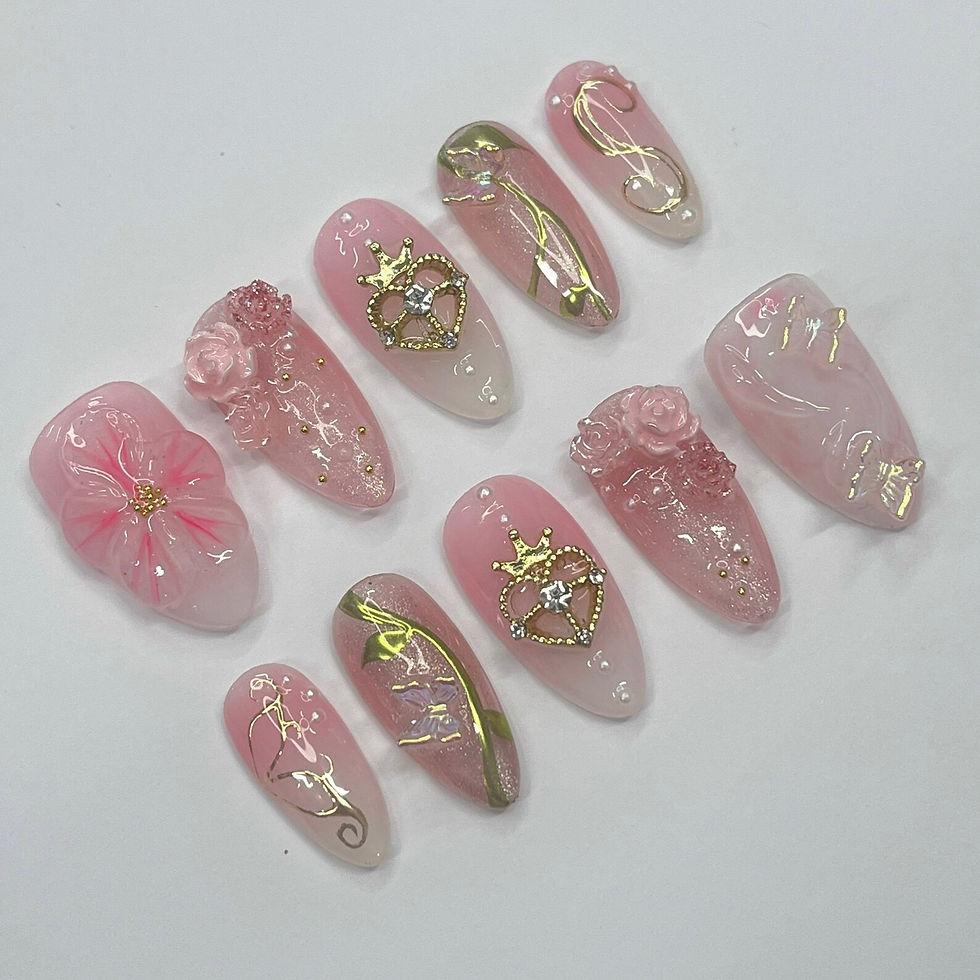 Thumbnail: press on nails, custom nails, fake nails, Nails Art