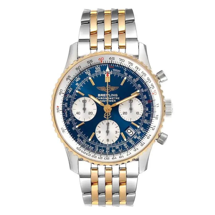 Navitimer B01 Chronograph D23322 Steel and Gold