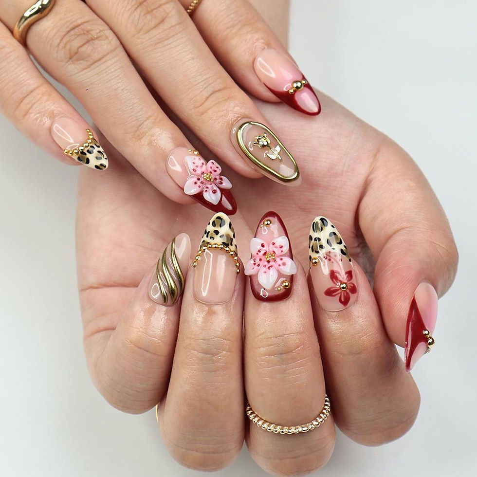 Thumbnail: press on nails, custom press on nails, fake nails, Nails Art