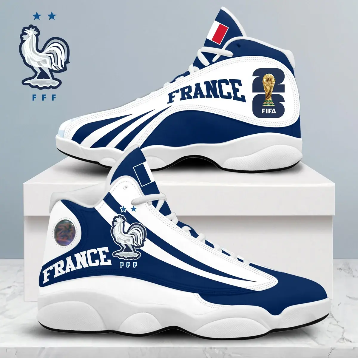 France Premium WC26 Team Pride Air Jordan 13 Shoes