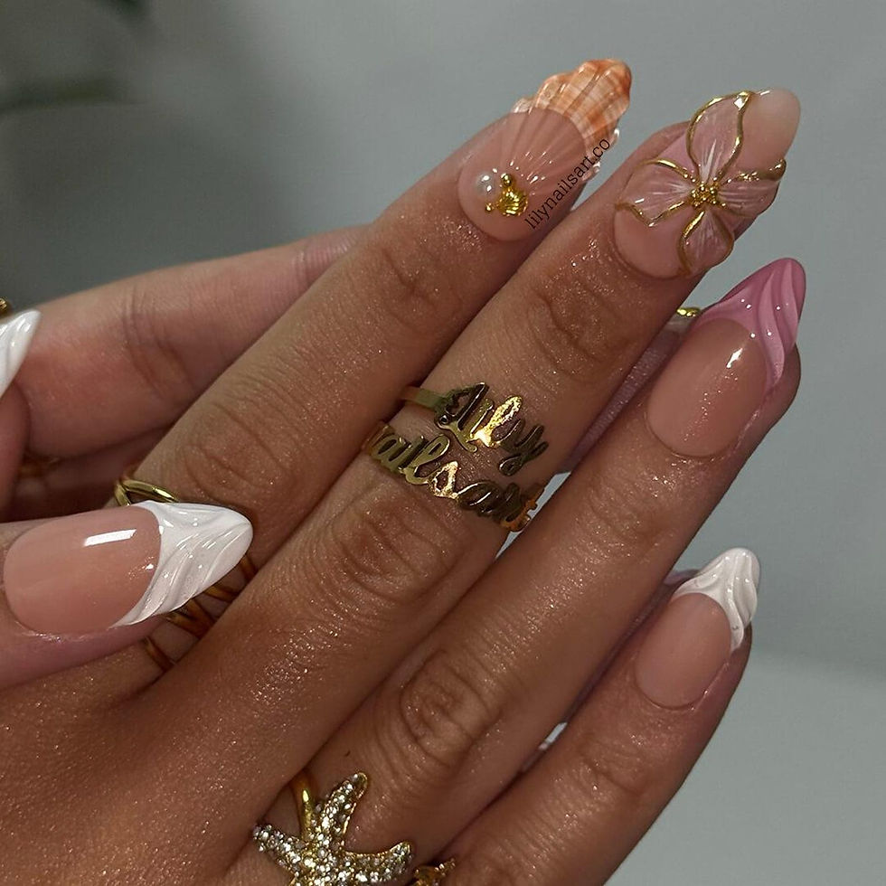 Thumbnail: press on nails, custom press on nails, fake nails, Nails Art
