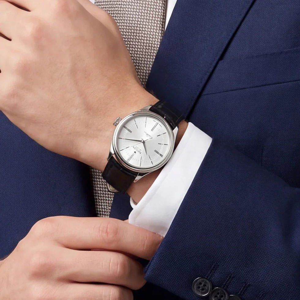 Thumbnail: Rolex Cellini Time White Dial Automatic Men's 18 Carat Watch