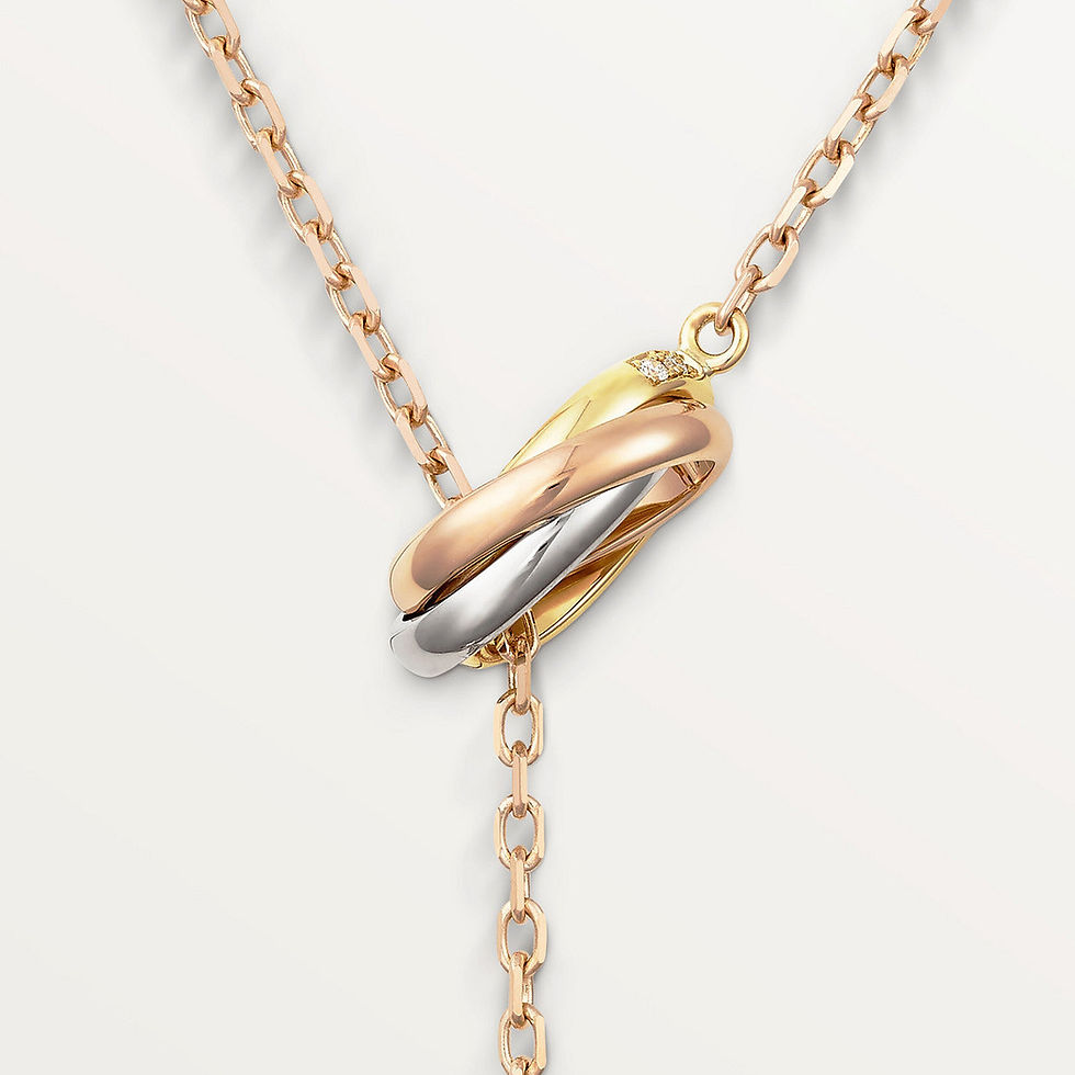 Thumbnail: Trinity Circles Pendant Necklace