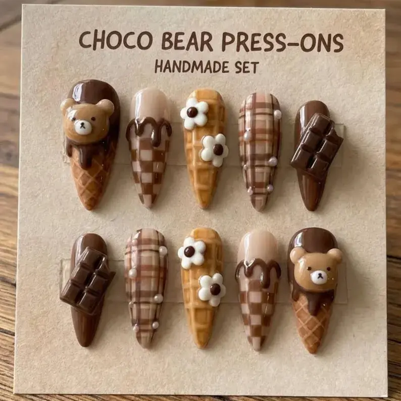 press on nails, custom press on nails, fake nails, Nails Art