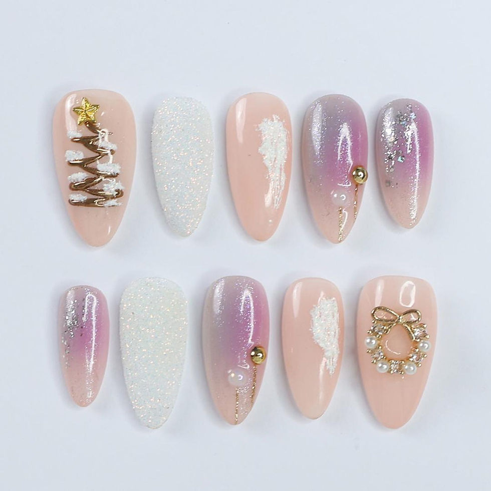 Thumbnail: press on nails, custom press on nails, fake nails, Nails Art