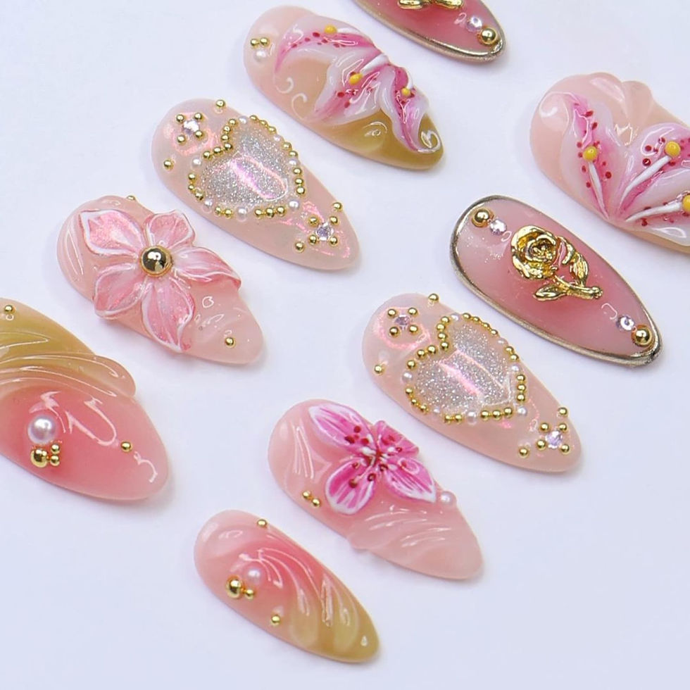 Thumbnail: press on nails, custom nails, fake nails, Nails Art