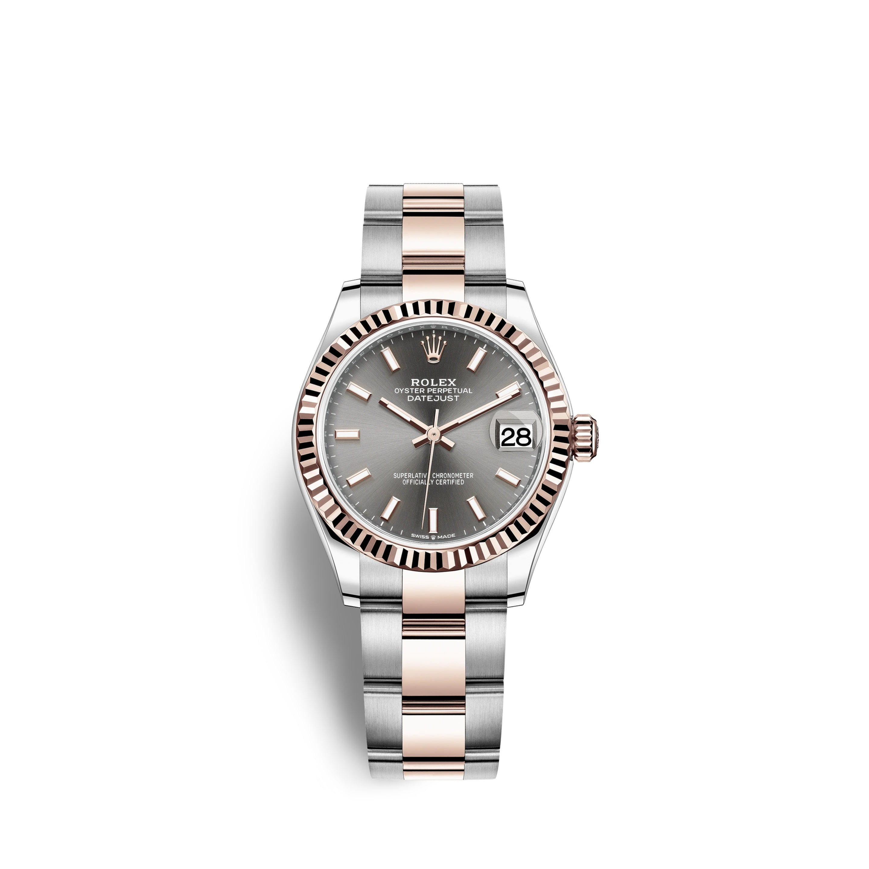 Rolex Datejust 31, Oystersteel and 18k Everose Gold Ref# 278271-0017