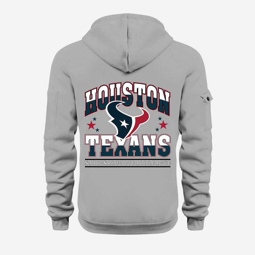 Thumbnail: Houston Texans Grey Quarter Zip Hoodie