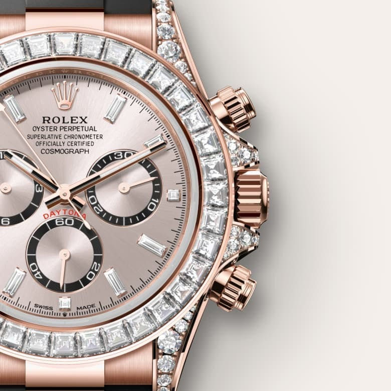 Thumbnail: Rolex Cosmograph Daytona Oyster, 40 mm, Everose gold and diamonds