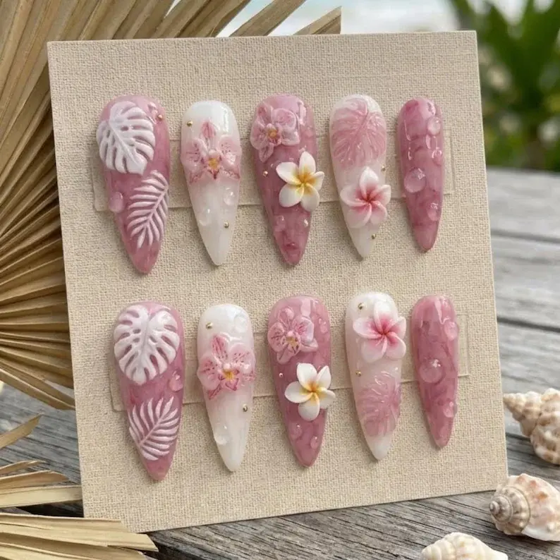 press on nails, custom press on nails, fake nails, Nails Art