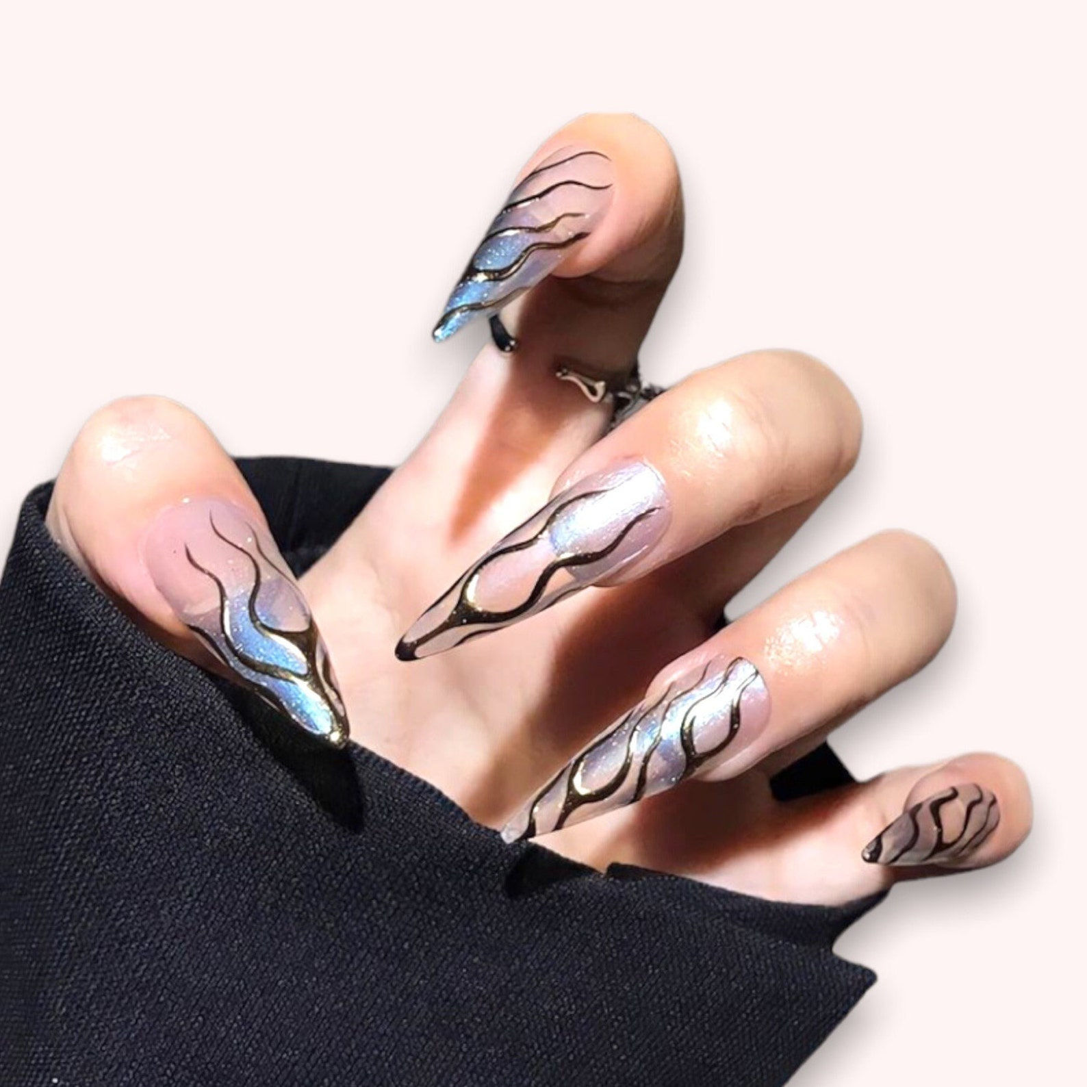 press on nails, custom nails, fake nails, Nails Art, custom nail