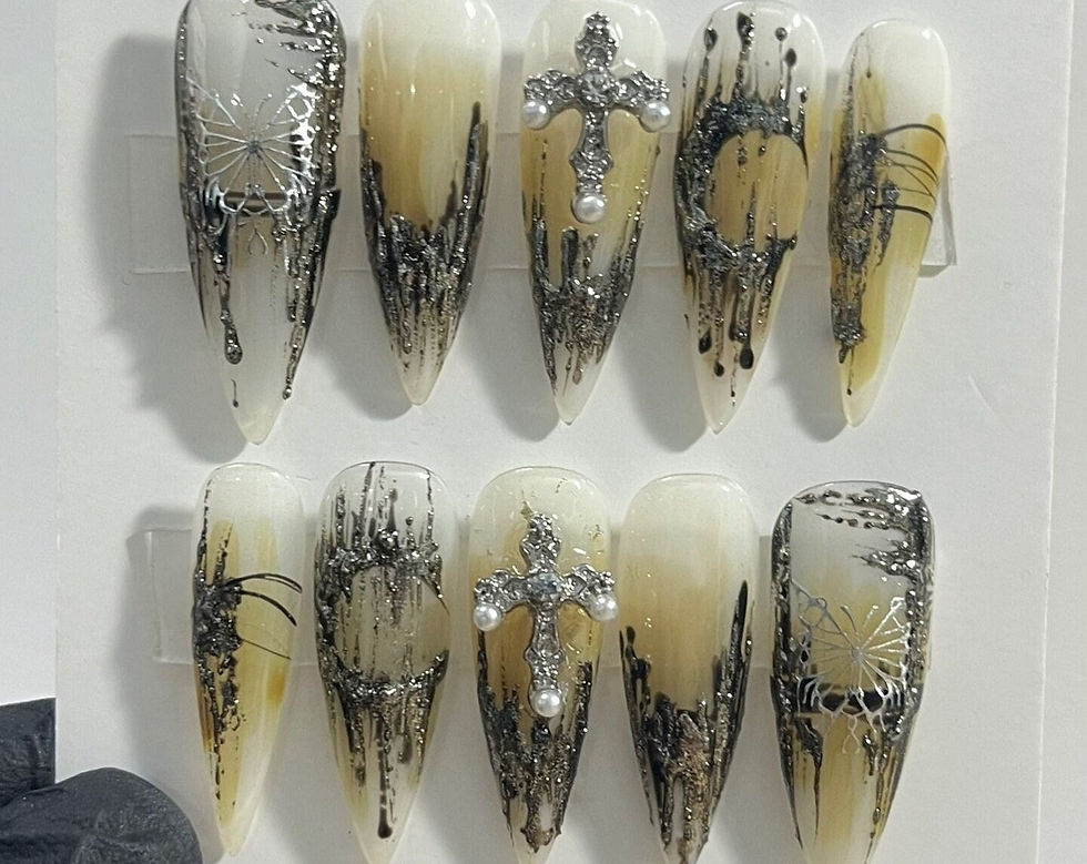 Thumbnail: press on nails, custom nails, fake nails, Nails Art, custom nail