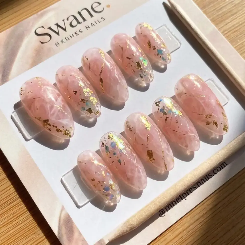 Thumbnail: press on nails, custom press on nails, fake nails, Nails Art