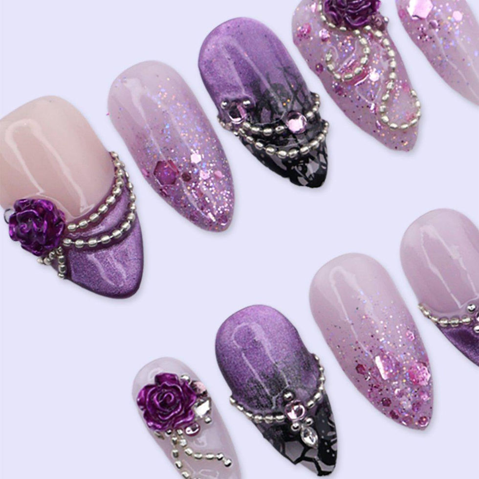 Thumbnail: press on nails, custom nails, fake nails, Nails Art, custom nail, Gift for her