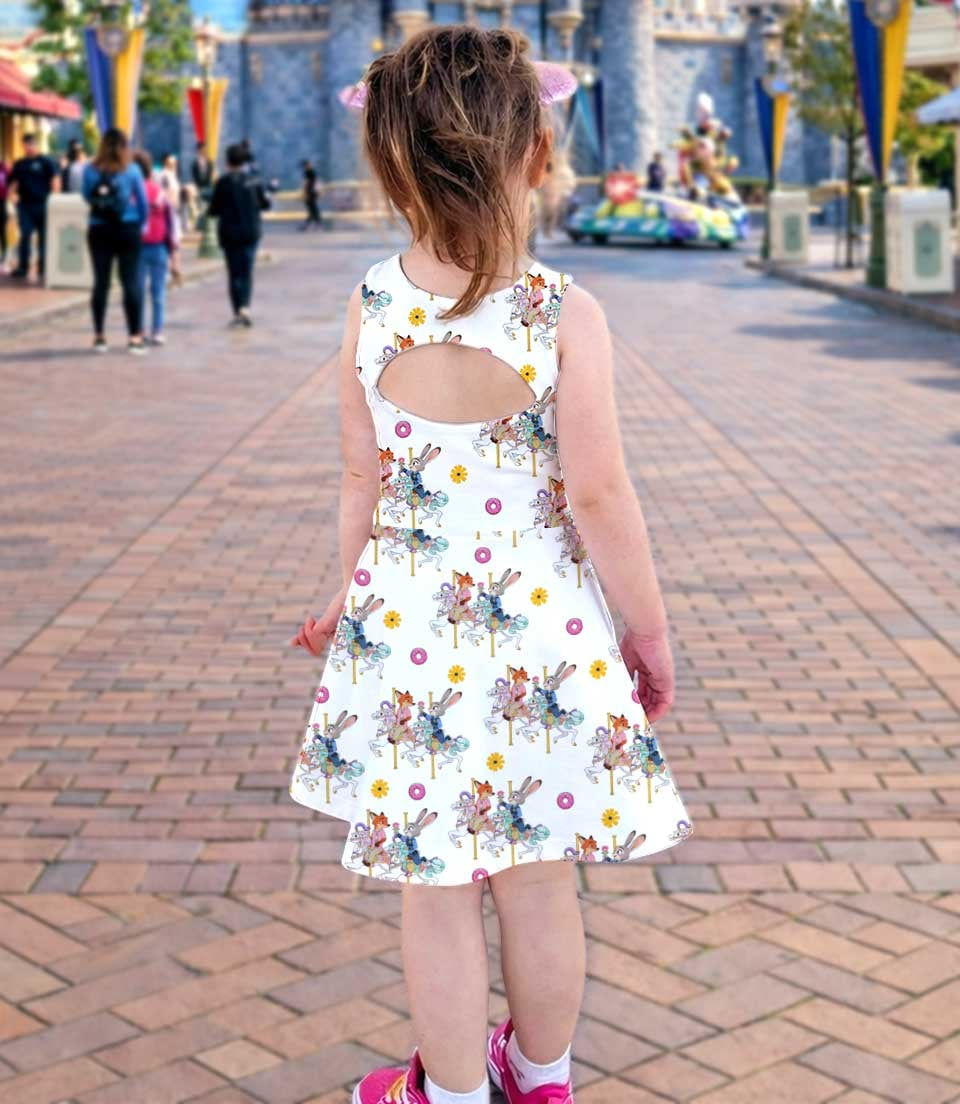 Thumbnail: Mouse and Friends Carousel Magical Vacation Outfit, Dress Set