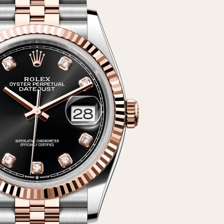 Thumbnail: Rolex Datejust 36 Oyster, 36 mm, Oystersteel and Everose gold Ref# 126231-0019