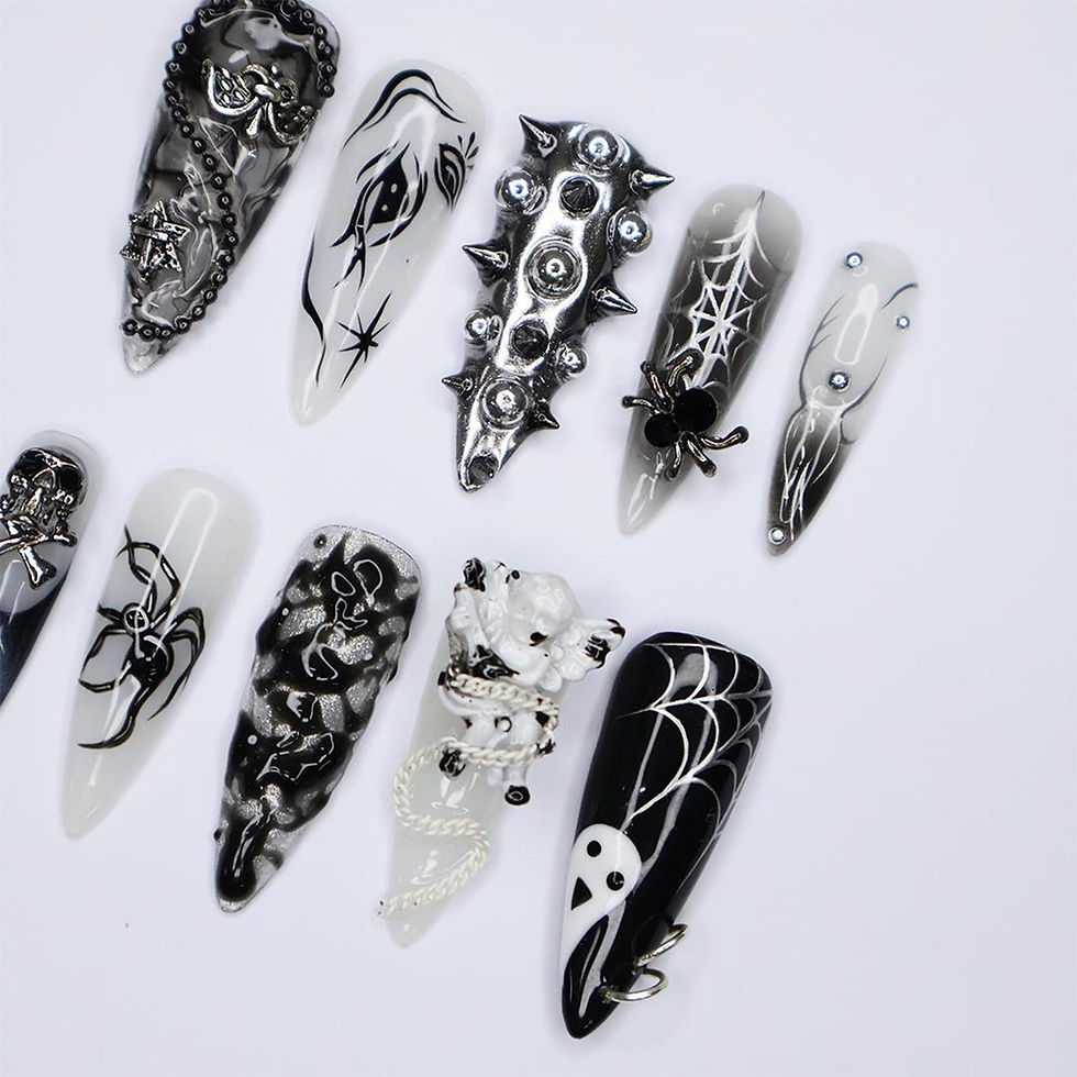 Thumbnail: press on nails, custom nails, fake nails, Nails Art, custom nail