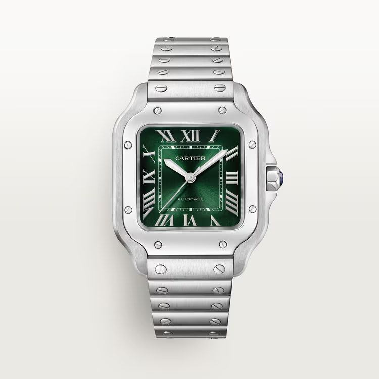 Cartier Santos, Stainless Steel, 41.9mm x 35.1mm Ref# WSSA0061