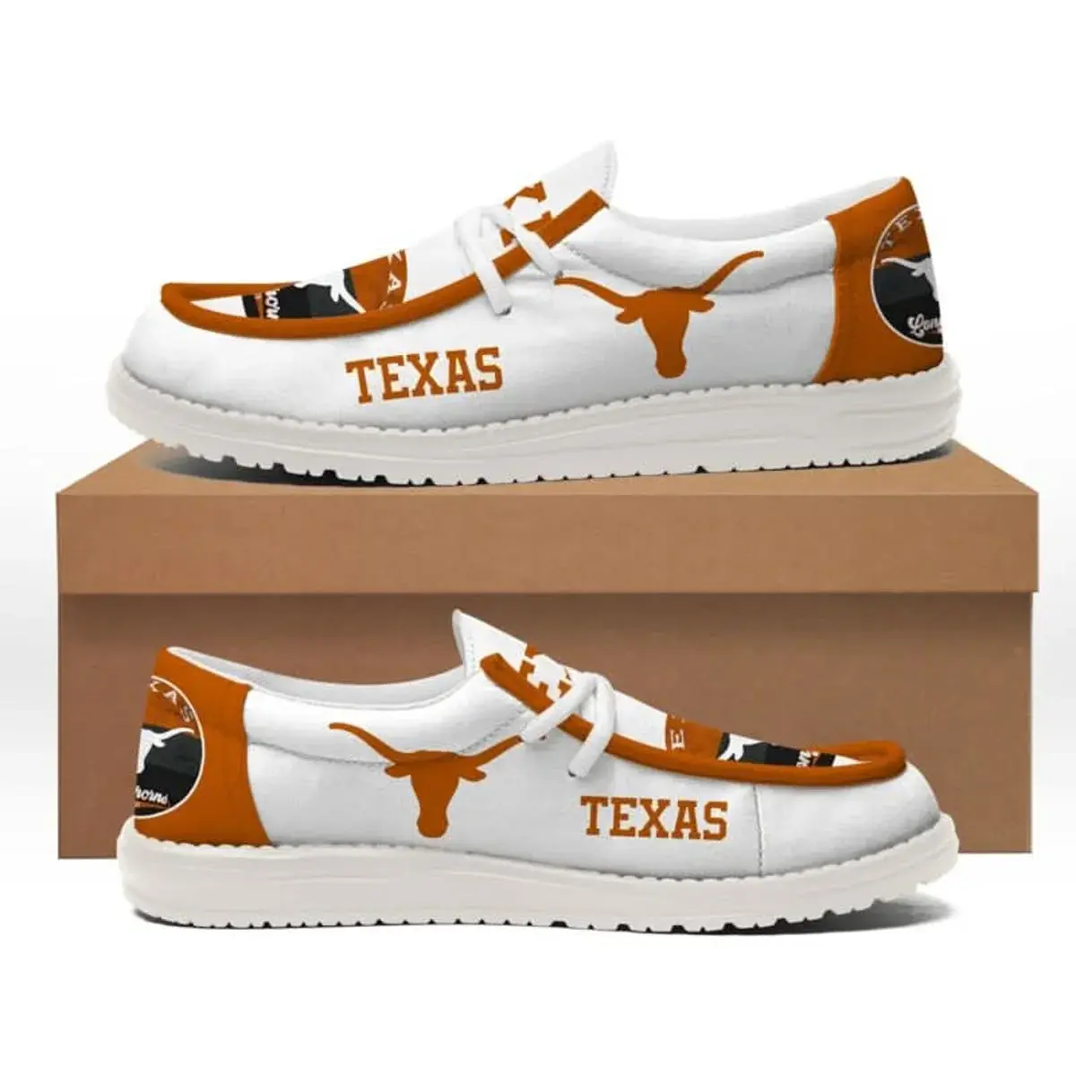 Texas Longhorns Custom Air-Style Sneakers V.3
